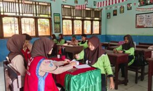 Proses perekrutan dan seleksi anggota PMR MTsN 1 Boltim